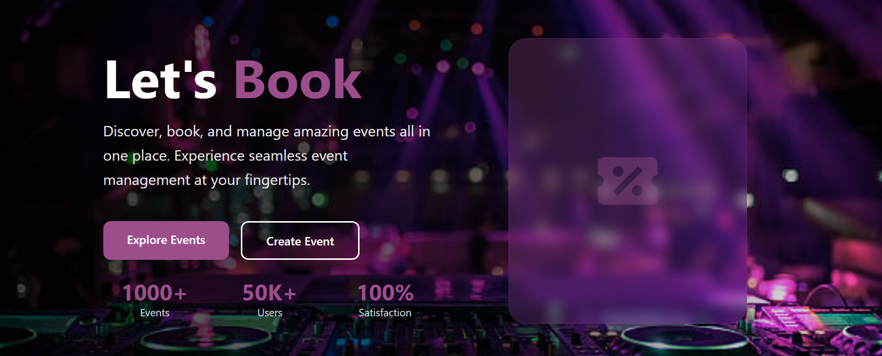 Event Booking
